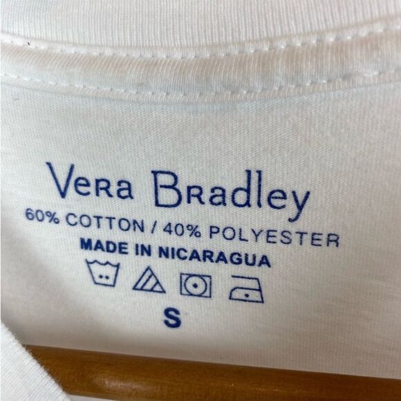 Vera Bradley SET of Print Drawstring Shorts & Hope Tee Shirt S - Picture 10 of 11